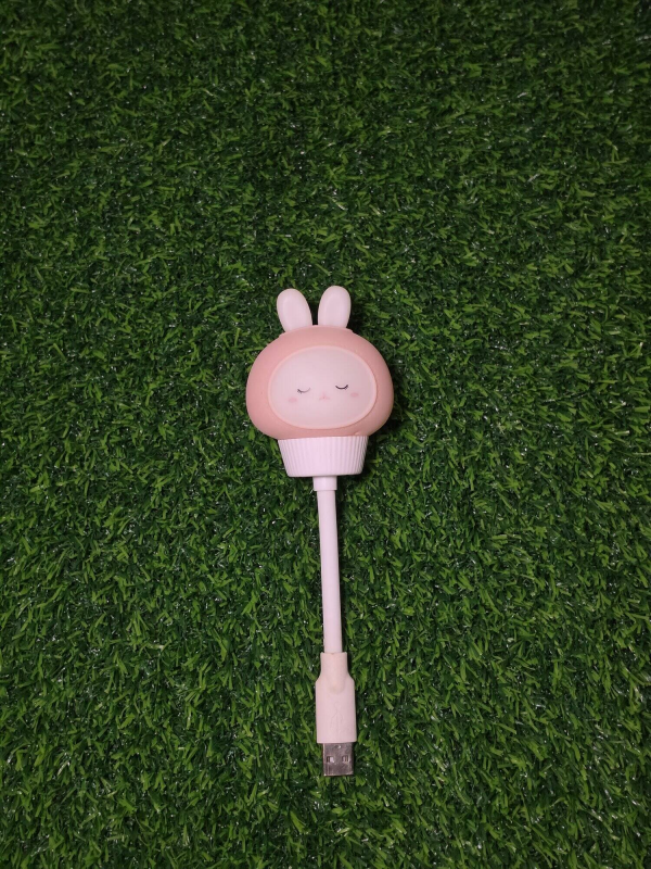Cute Animal LED Night Lamp – Cat, Duck & Rabbit Bedroom Light