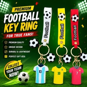 Football Team Keychain - Custom Soccer Keyring Gift for Men, Boys, and Coaches